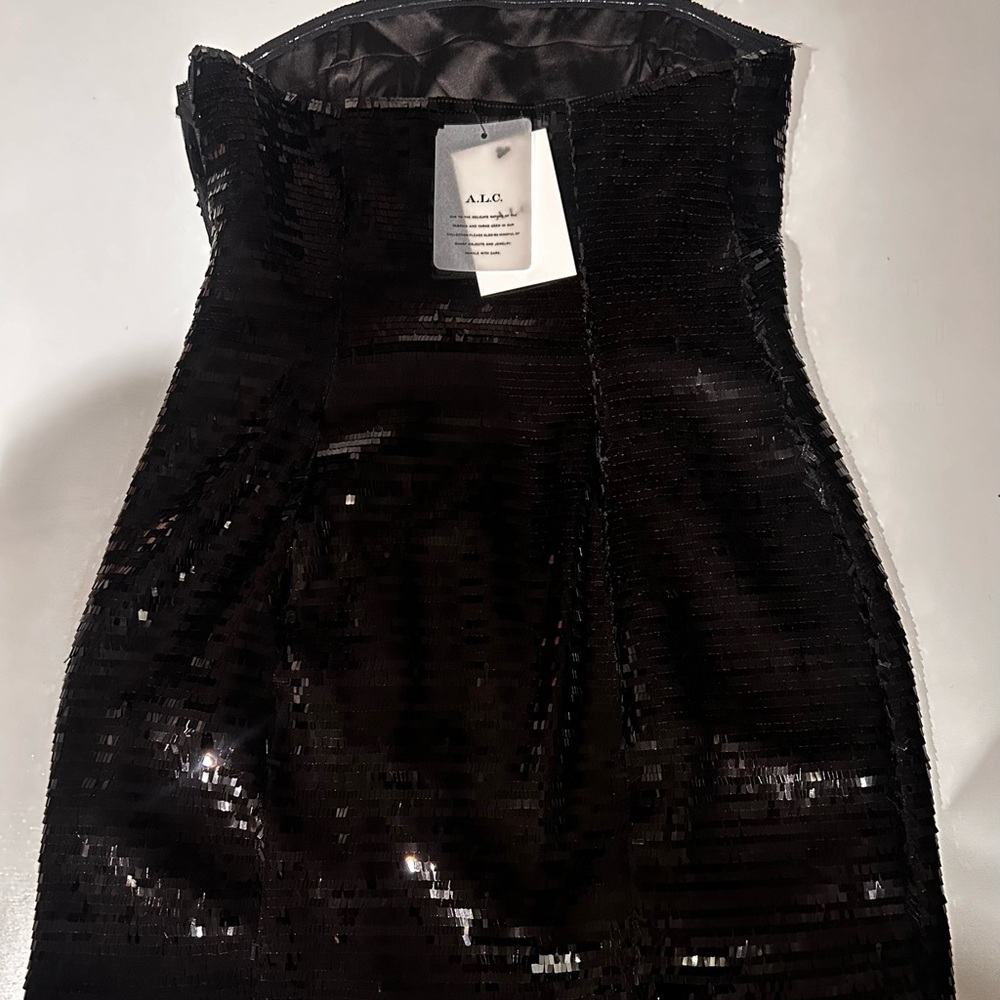 A.L.C. Black Strapless Sheath Dress for Cocktail - Picture 4 of 6